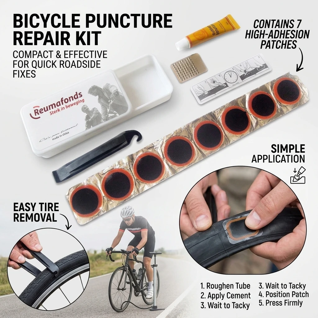 Cycling Gear Box - Mountain Bike Tire Repair Tool Set