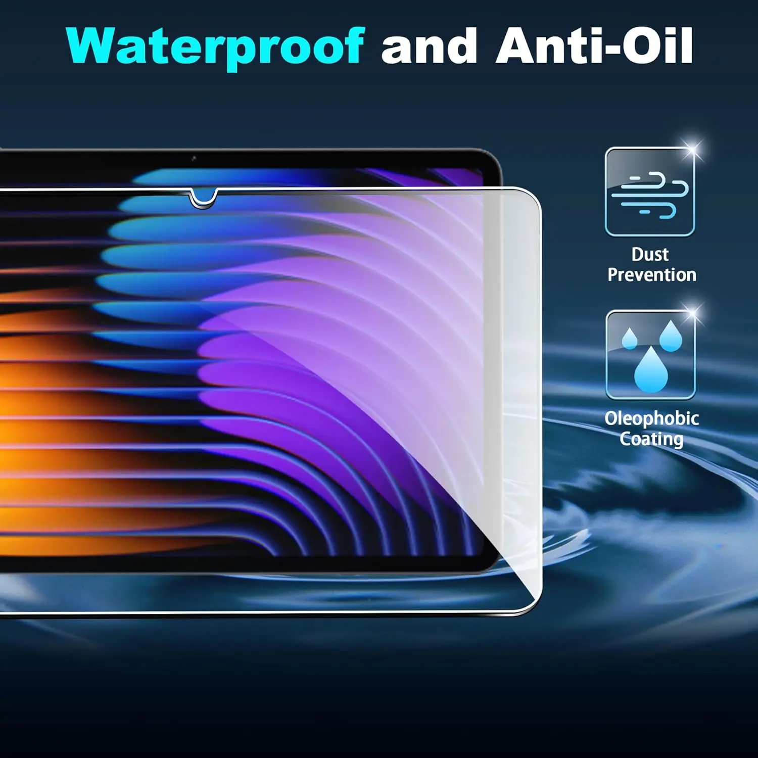 ل Xiaomi Pad 7 Pro 11.2 بوصة واقي شاشة من الزجاج المقسى لـ MI Pad 7 2024 اللوحي المضادة للخدش HD طبقة رقيقة واقية واضحة