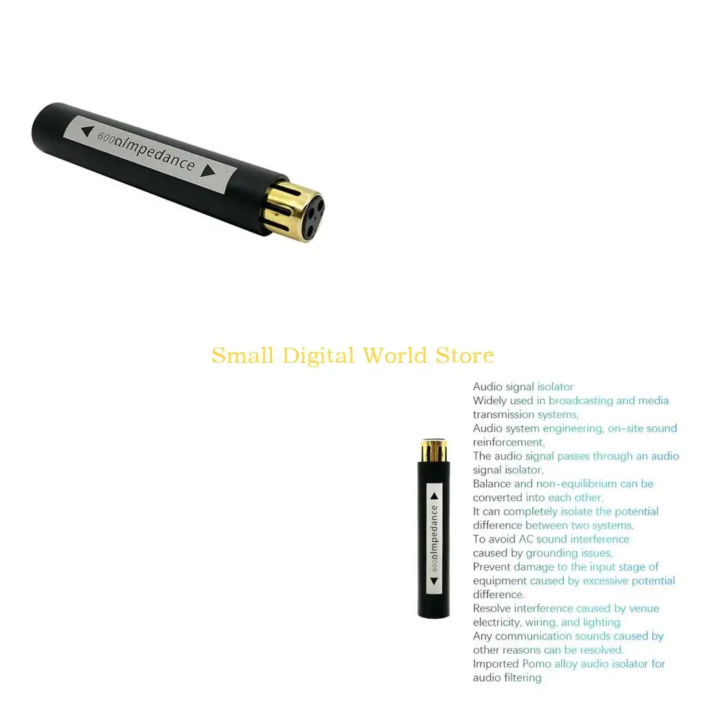サウンド-システムのハム-ノイズを除去するための-77ub-グランド-ノイズ-フィルター-xlraudio-アイソレーター