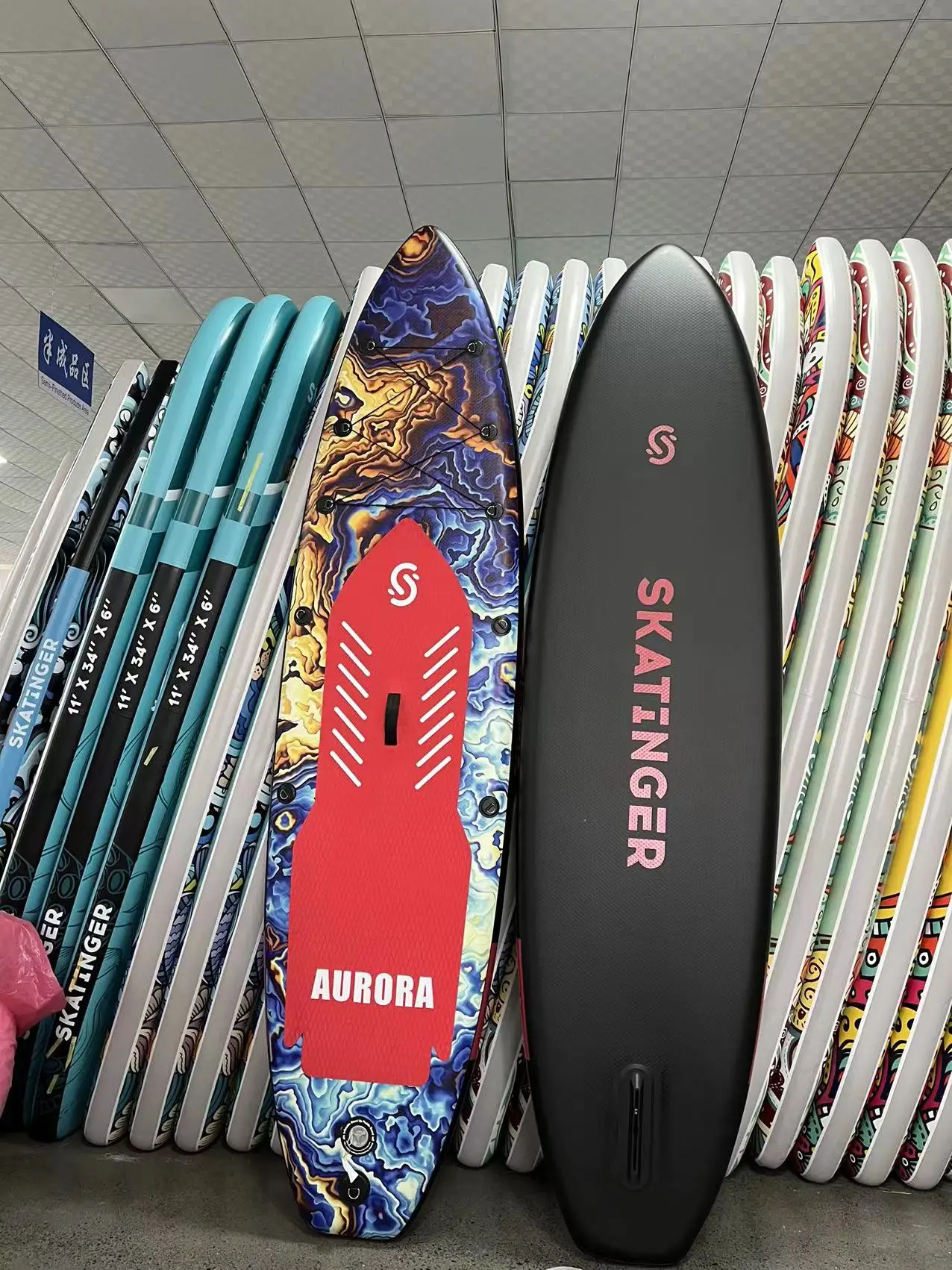 For Ready to Ship Drop Stitch Inflatable Stand up Paddle Board Allround Unisex with Hand Pump + Leash