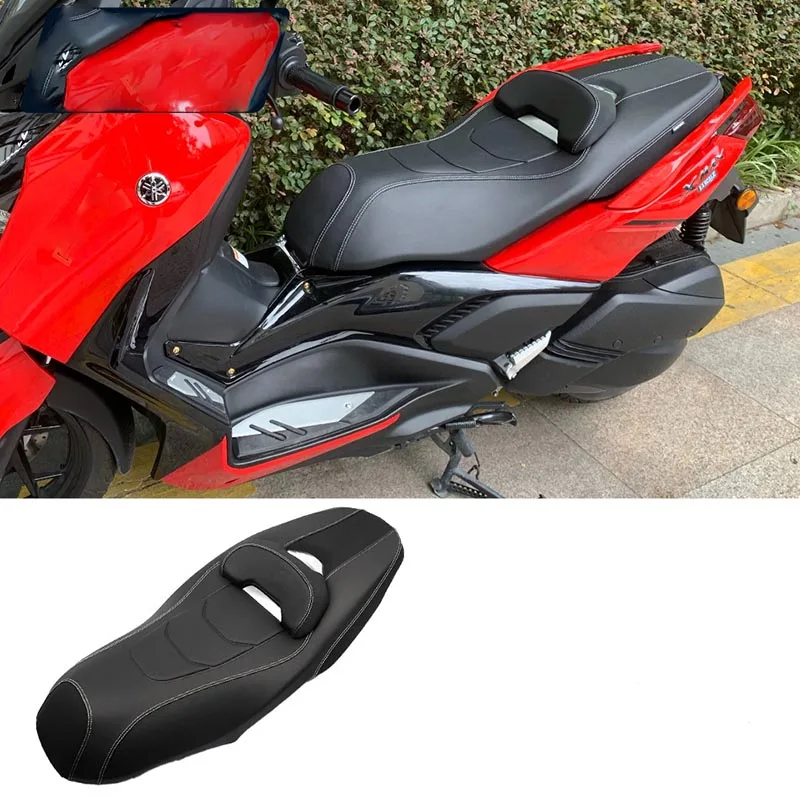 Motorcycle Seat Cover Yamaha XMAX300 PU Upgrade Comfortable Seat Cover For Lowered Seat Height Compatible With 2023-2025