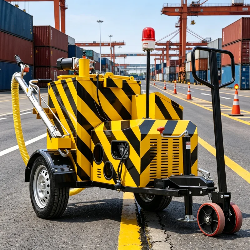120L Material Tank Volume Hand Push Asphalt Road Patching Machine Asphalt Crack Sealing Machine Crack Sealing Machine