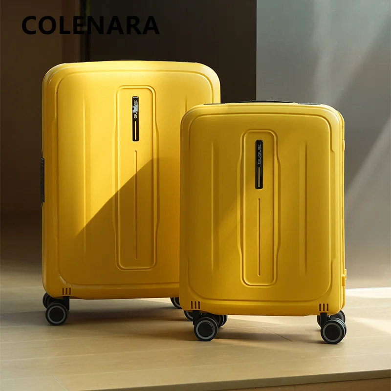 

COLENARA Women's Suitcase Men's Multifunctional Boarding Box 20"24"28"32 Inches High-capacity Trolley Bags Travel Luggage