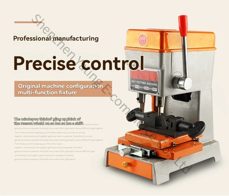 

Precision Vertical Key Machine with Lock Key Machine Punching Machine Equipment, Locksmith Supplies