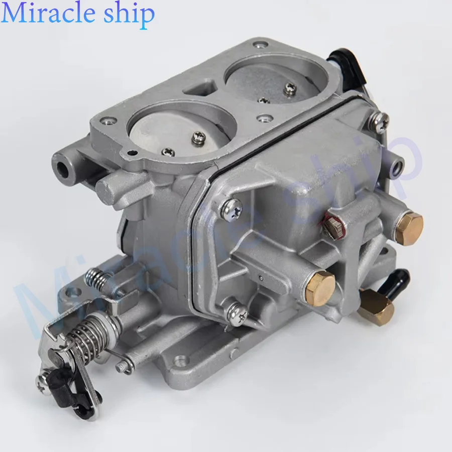 6F5-14301-00 Or 6F6-14301-00-00 Carburetor Assy For Yamaha Outboard Motor 40HP J - 2 Stroke Boat Engine Aftermarket Parts