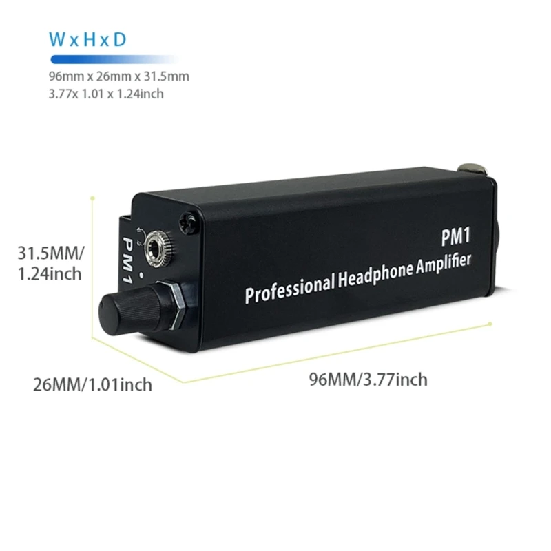 Praktischer 3,5-mm-Kopfhörerverstärker-Adapter, keine Interferenzen, HiFi-Sound für ein High-Fidelity-Klangerlebnis