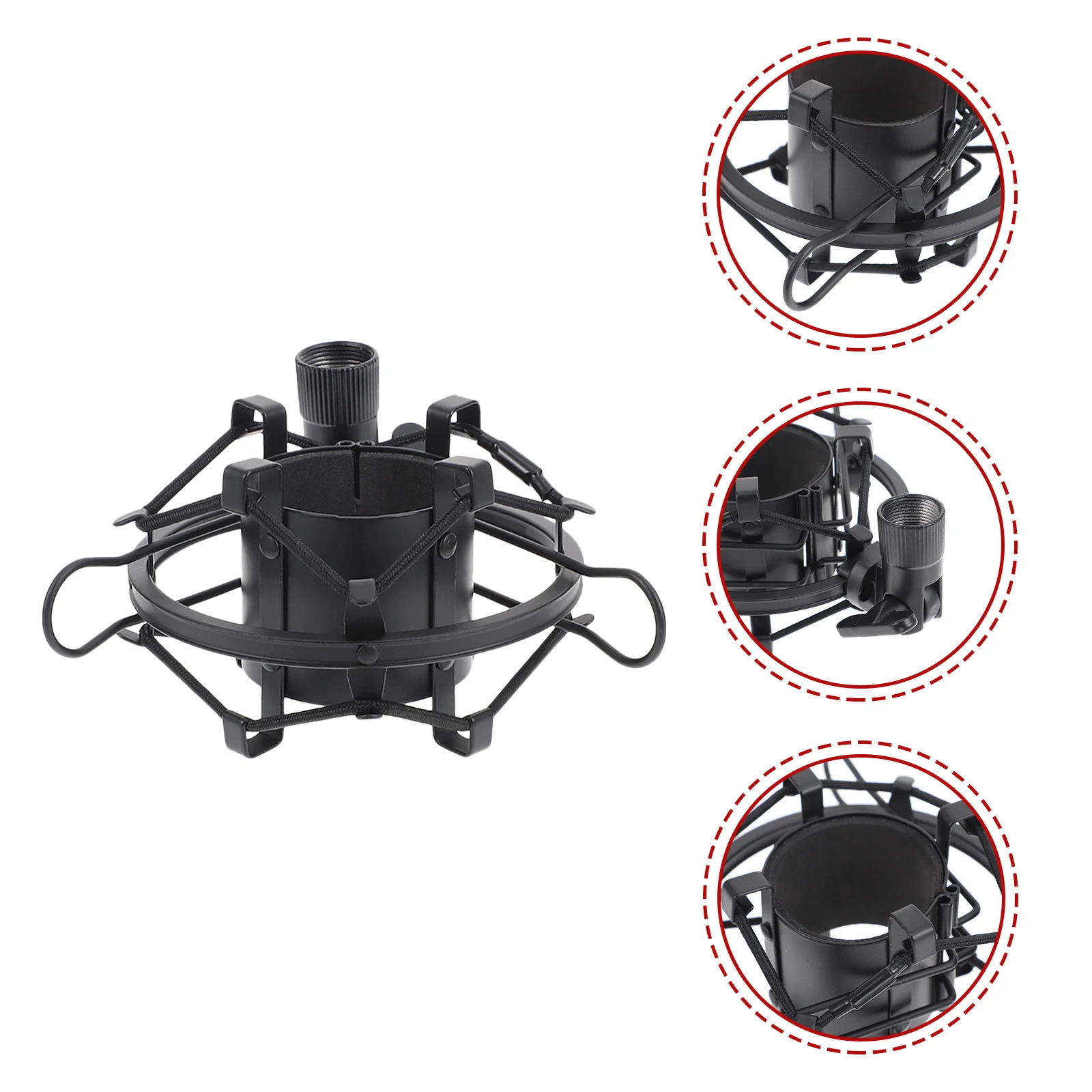

Anti Vibration Mic St Desktop Metal Adjustable Height Shock Mount Bracket Universal St Suitable Broadcasting Podcasting