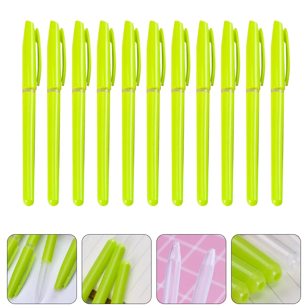 

50pcs Empty Cases Transparent Shells Gel Pen Holders Practical Students Stationery Office Supply Pen Storage Shells
