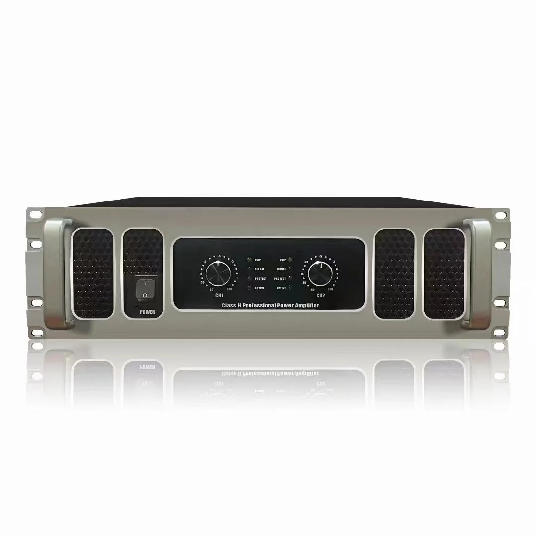 Big Power Circuit Switch Class H 2 channel 1200 Watts Professional Power Amplifier For Subwoofer