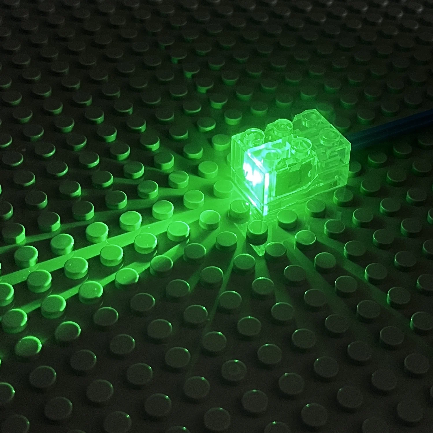 2025 neue 1/2/5 stücke MOC Farben 3x2 Dot LED Licht mit Batterie Spielzeug Zubehör Licht-Emittierende DIY Kompatible Bausteine Kinder
