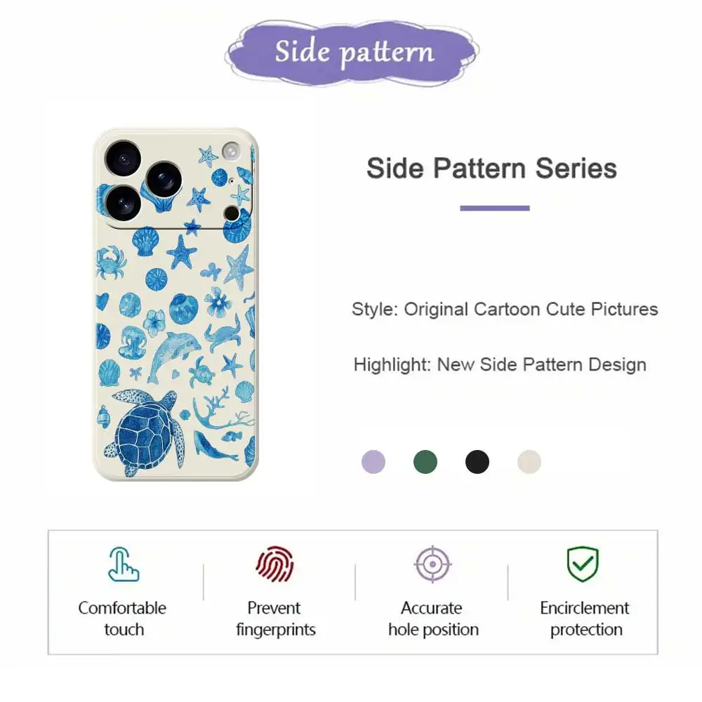 حافظة حماية لهاتف آيفون 17 برو ماكس 17 إير 16 15 14 13 12 11 برو ماكس XS ماكس 7 8 Plus 16e 16 15Plus غطاء من البولي يوريثان Coque