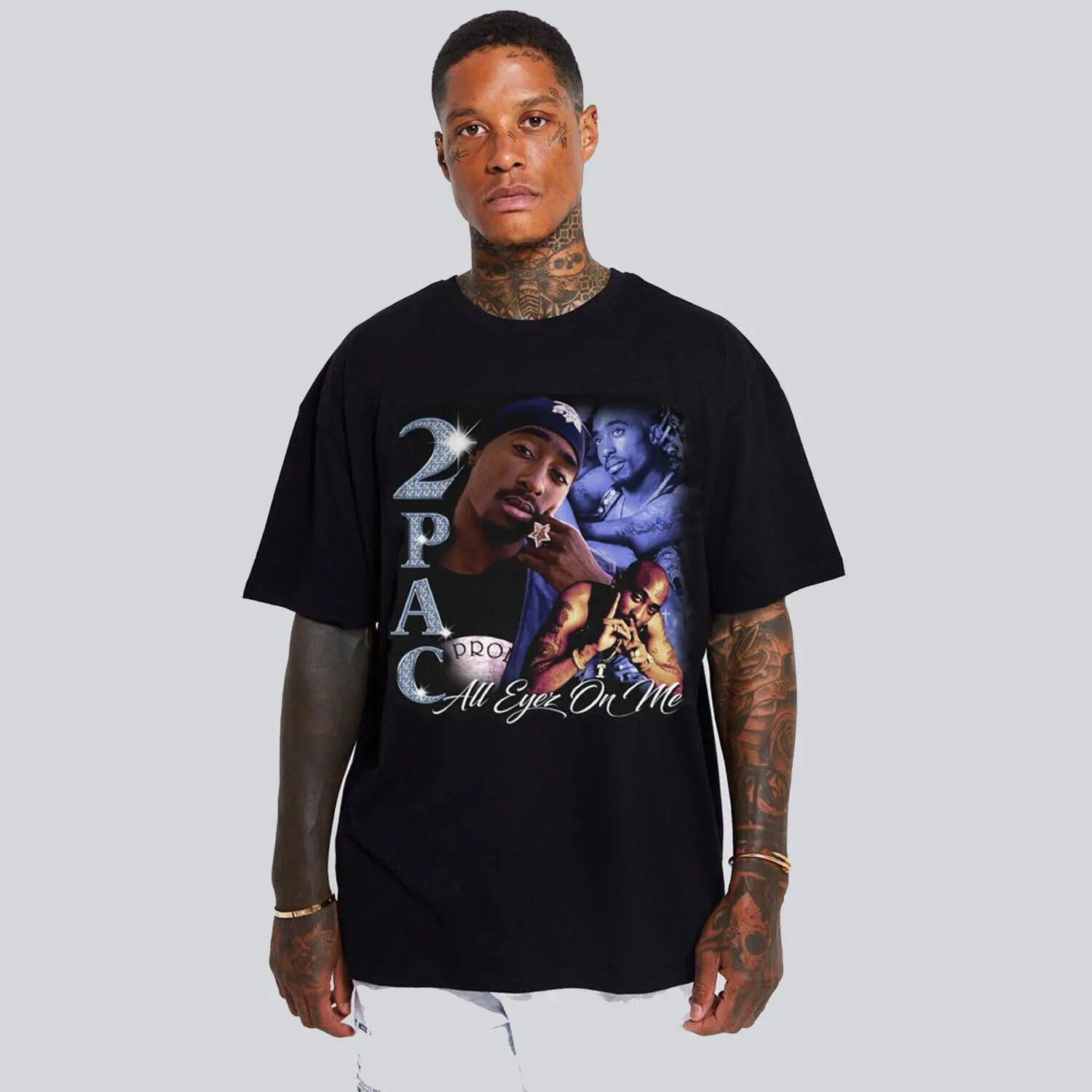 

TUPAC ALL EYEZ ON ME RAP HIP HOP T SHIRTS MEN'S SIZES