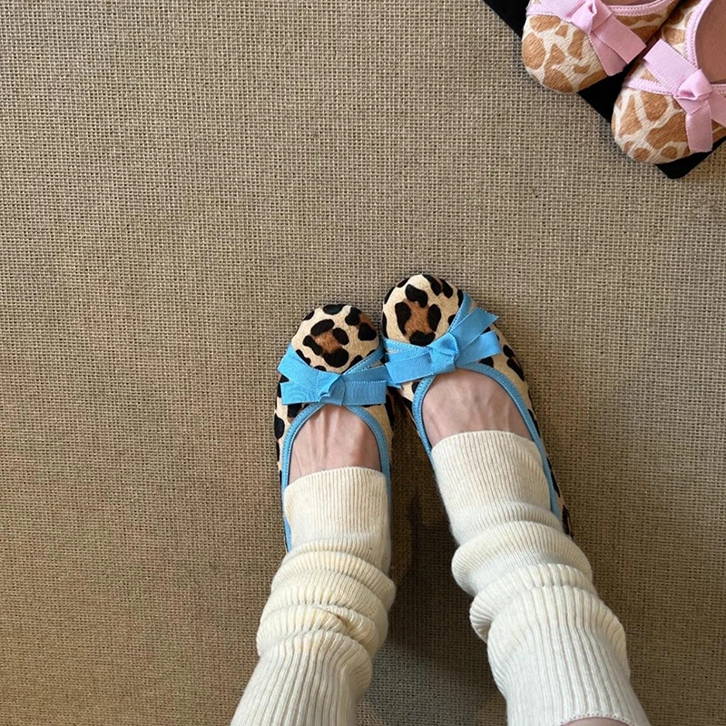 

Designer Vintage Butterfly-knot Women Mary Jane Shoes Fashion Shallow Slip On Female Street Style Soft Sole Flats Shoes