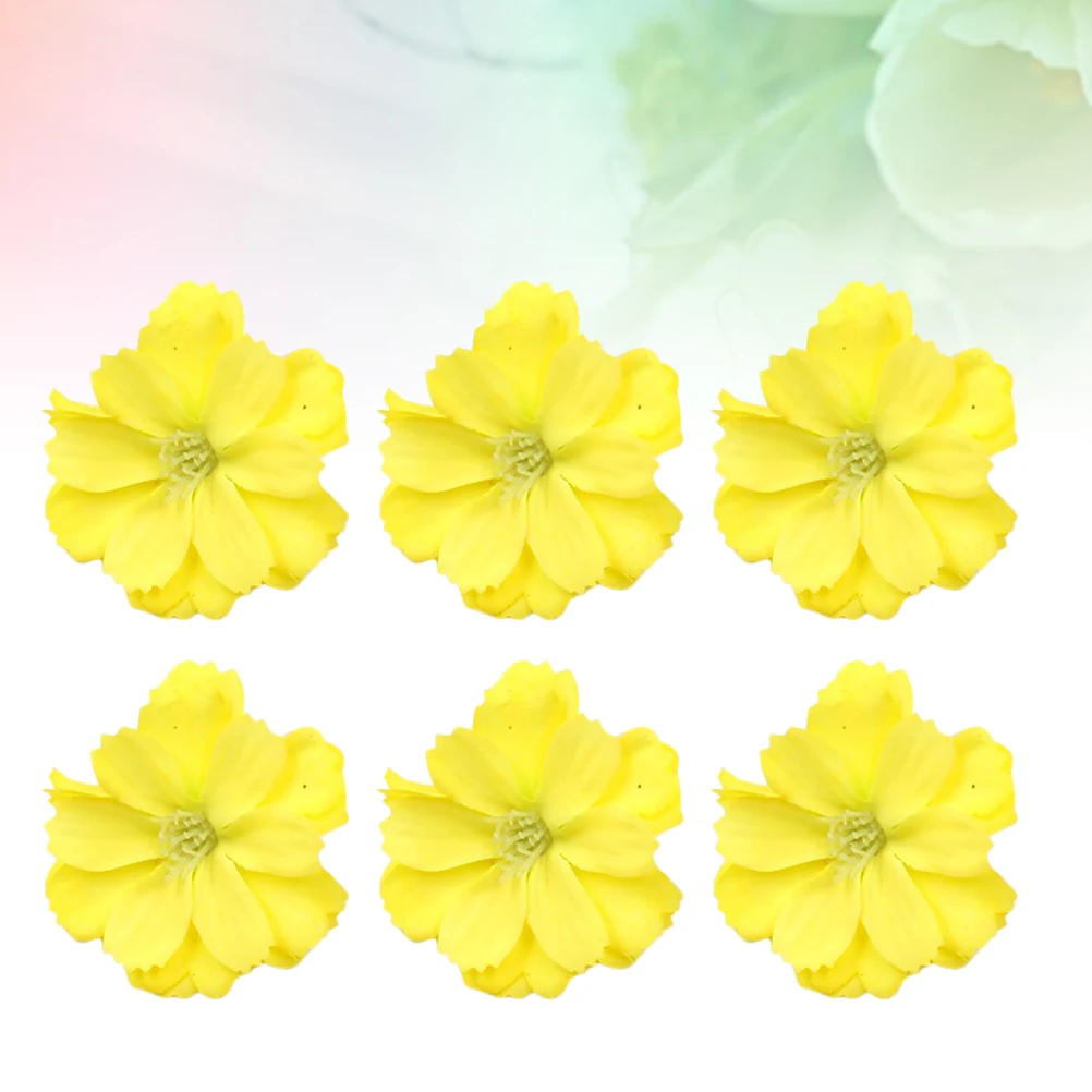 

50 Pcs Plum Blossom Flowers Cloth Artificial Garland DIY Diy Cloth Flower Handmade Crafts Scrapbooking Decorations