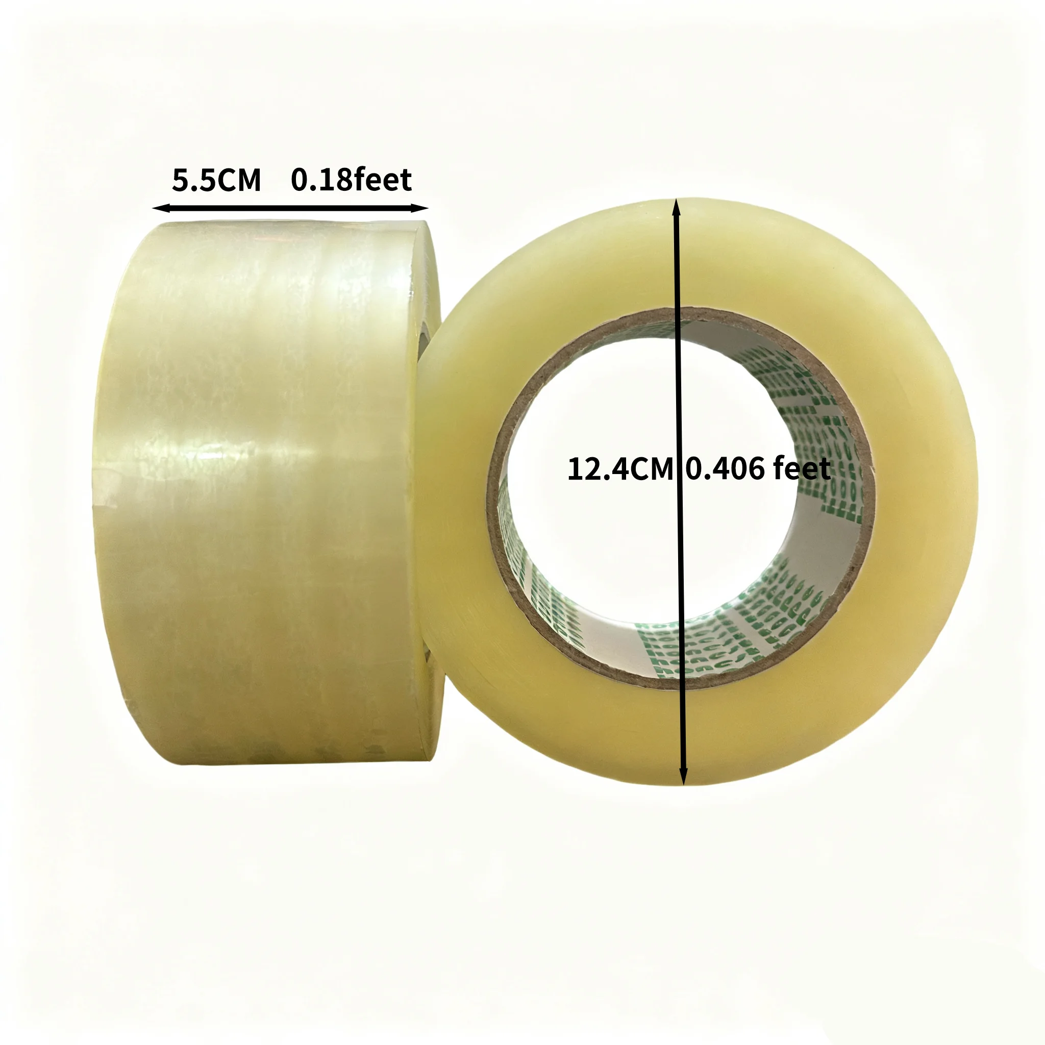 100/150 متر 55 مللي متر 5 لفات شريط شفاف BOPP التعبئة والتغليف ختم اللوجستية الكرتون عالية اللزوجة اكسبرس مكتب العناصر الثابتة الطرود #1