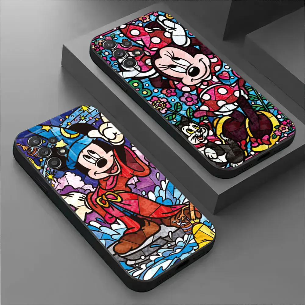 

Disney Painting Minnie Mickey Phone Case For Samsung Galaxy A17 A57 A37 5G A07 A55 A54 A34 A35 A25 A15 A56 A36 A26 A16 A06 Cover