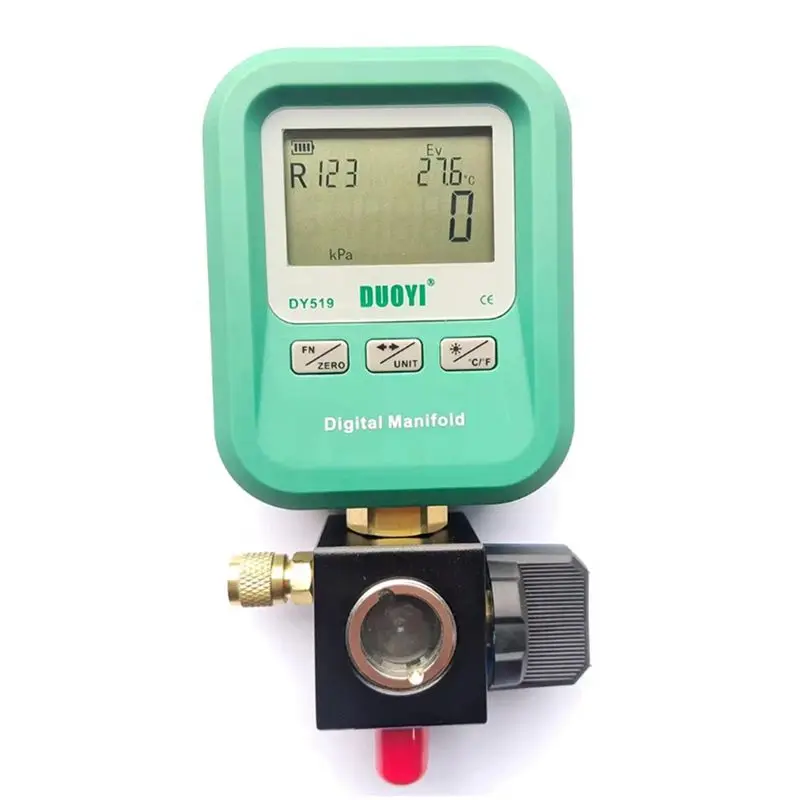DUOYI Air Conditioning Fluorine Meter Fluorine Filling Pressure Gauge Vacuum Meter For HVAC Air