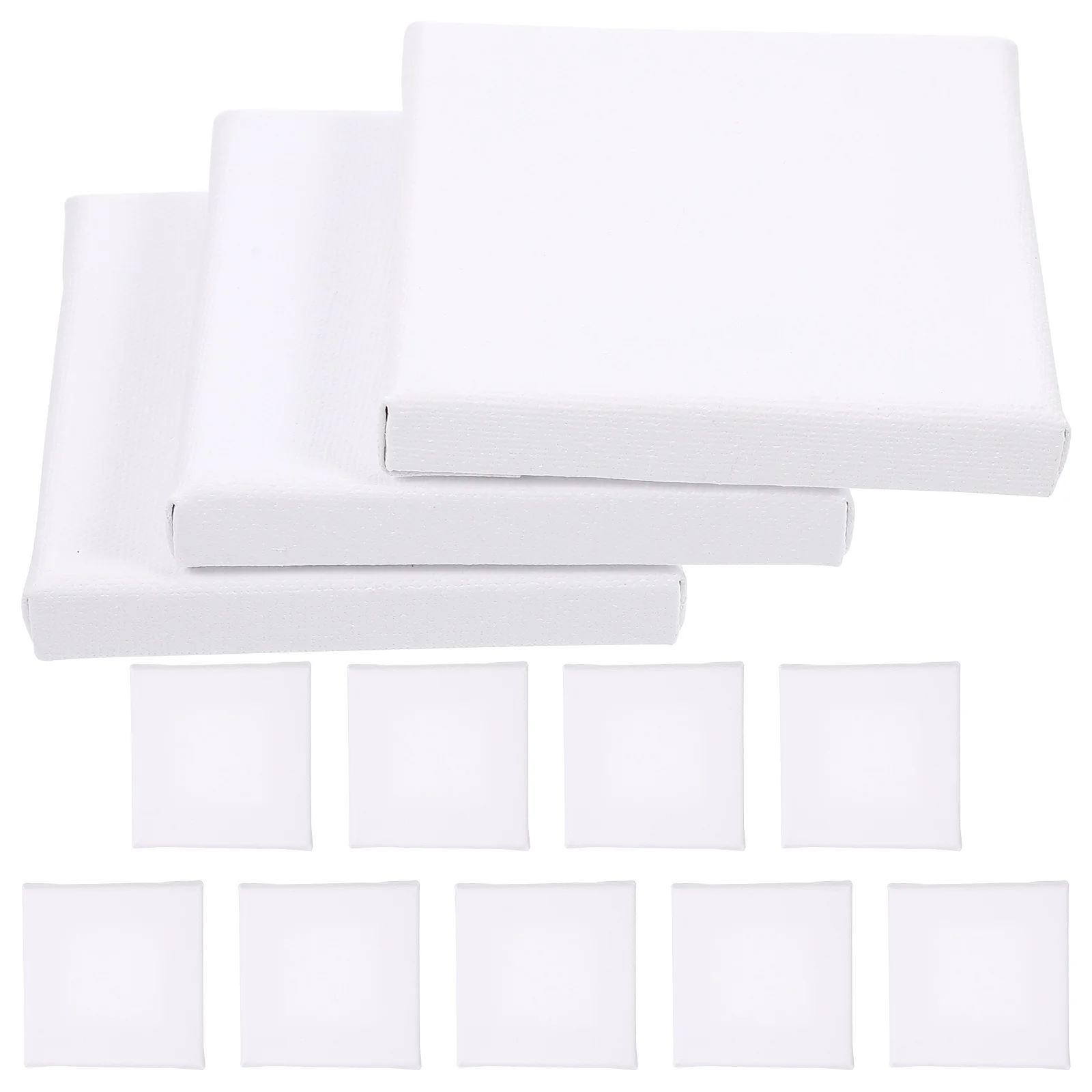 

12Pcs Blank Oil Painting Frames Square Shape Wooden Boards for DIY Crafts and Decorative Projects Canvas Boards for Painting