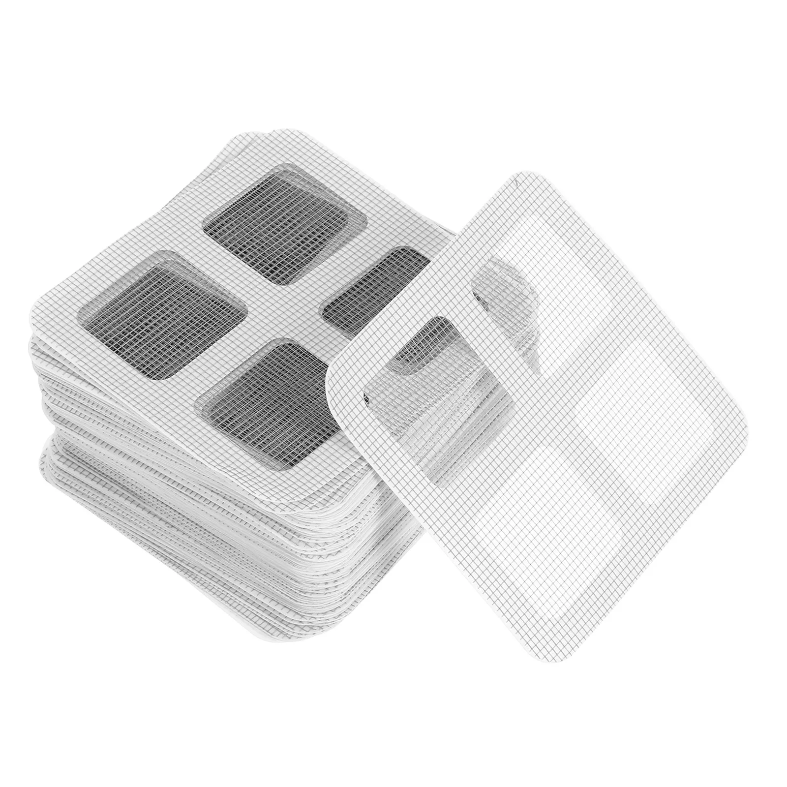 

100Pcs Mesh Hair Catcher Drain Stickers Anti-Clogging Filter for Bathroom Kitchen Shower Floor Drain Anti-Blocking Sticker