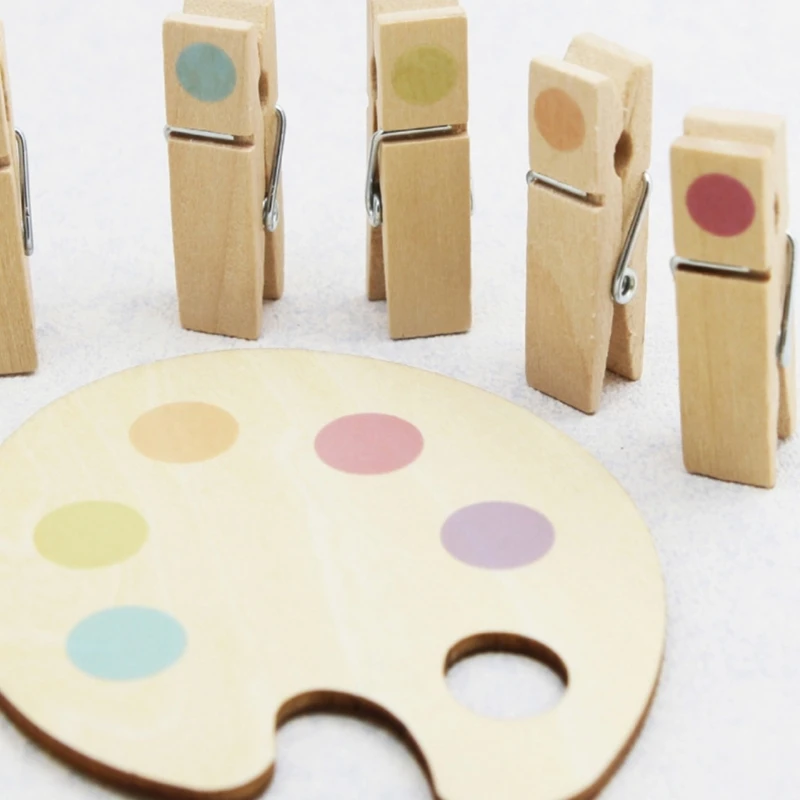 Montessori Color Matching Education Clip Toy Child Development Toy