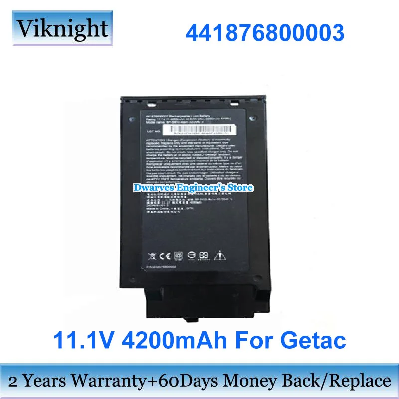 Original 11.1V 4200mAh 46.6Wh Battery 441876800003 BP-S410-2nd-32 322040 for Getac S410 Series Laptop echargeable Battery Packs