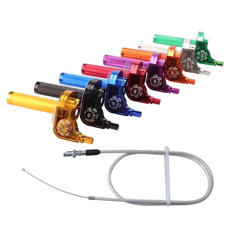 

7/8 ''22 мм универсальный алюминиевый ускоритель с ЧПУ, поворотная ручка дроссельной заслонки, ручка Twister для мотоцикла, мопеда, скутера, велосипеда для грязи