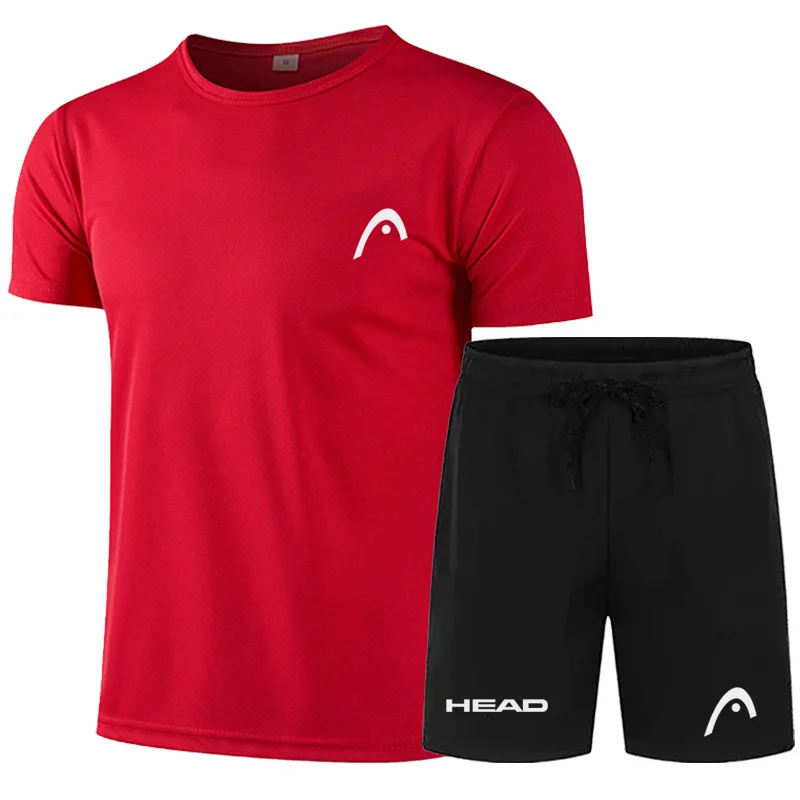 Conjunto de pantalones cortos deportivos para hombre, traje de tenis transpirable, pantalones de Bádminton de secado rápido para correr al aire