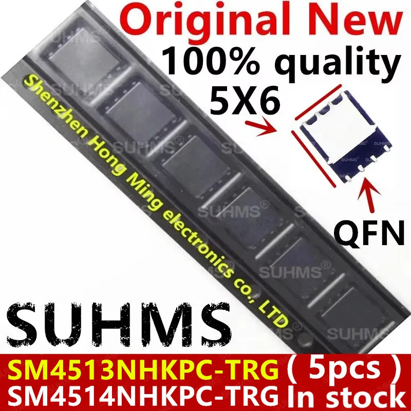 (5piece)100% New SM4513NHKPC-TRG SM4514NHKPC-TRG SM4513NH SM4514NH 4513NH 4514NH QFN-8