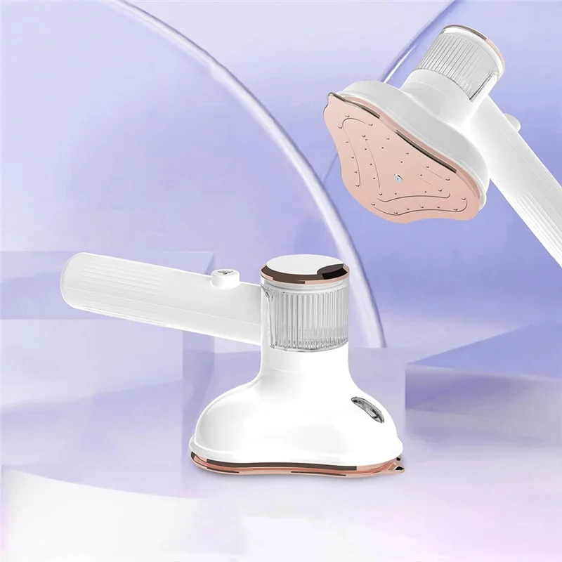 A005-Mini máquina de passar roupa portátil - 180 ° Ferro a vapor portátil giratório, vestuário de viagem dobrável para roupas de tecido