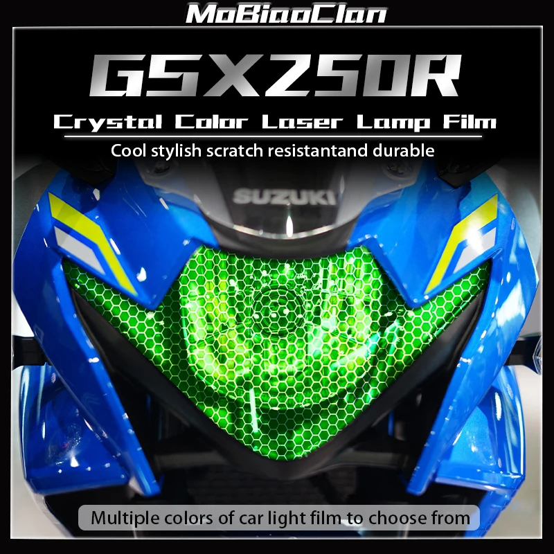 For SUZUKI GSX250R honeycomb laser  protective film headlight and taillight film body scratch resistant film accessories