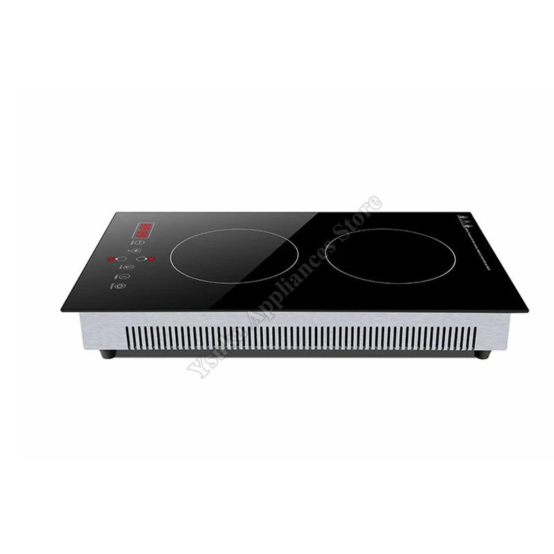 Ceramic Stove ligent Embedded Double-head Stove Light Wave Stove Barbecue Fire Boiler