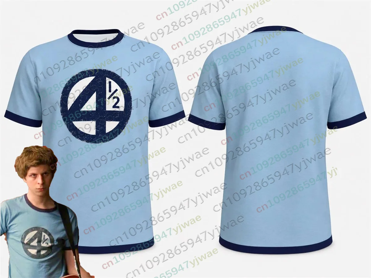Scott Pilgrim VS The World Scott Pilgrim 4 1/2 T shirt Todd Ingram Skull Pattern T-shirt Movie Fan Top Summer Men Women T-shirt