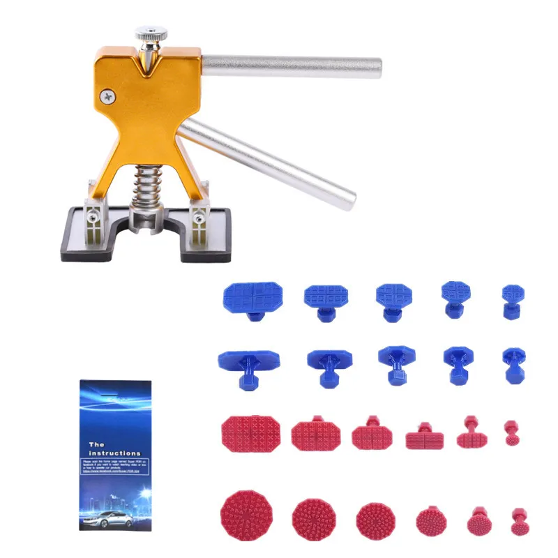 Auto Body Plaatwerk Verveloos Uitdeuken Plastic Puller Kit Auto Hagel Pit Verwijdering Reparatie Tools Hot Meerdere Maten Zuignap Set