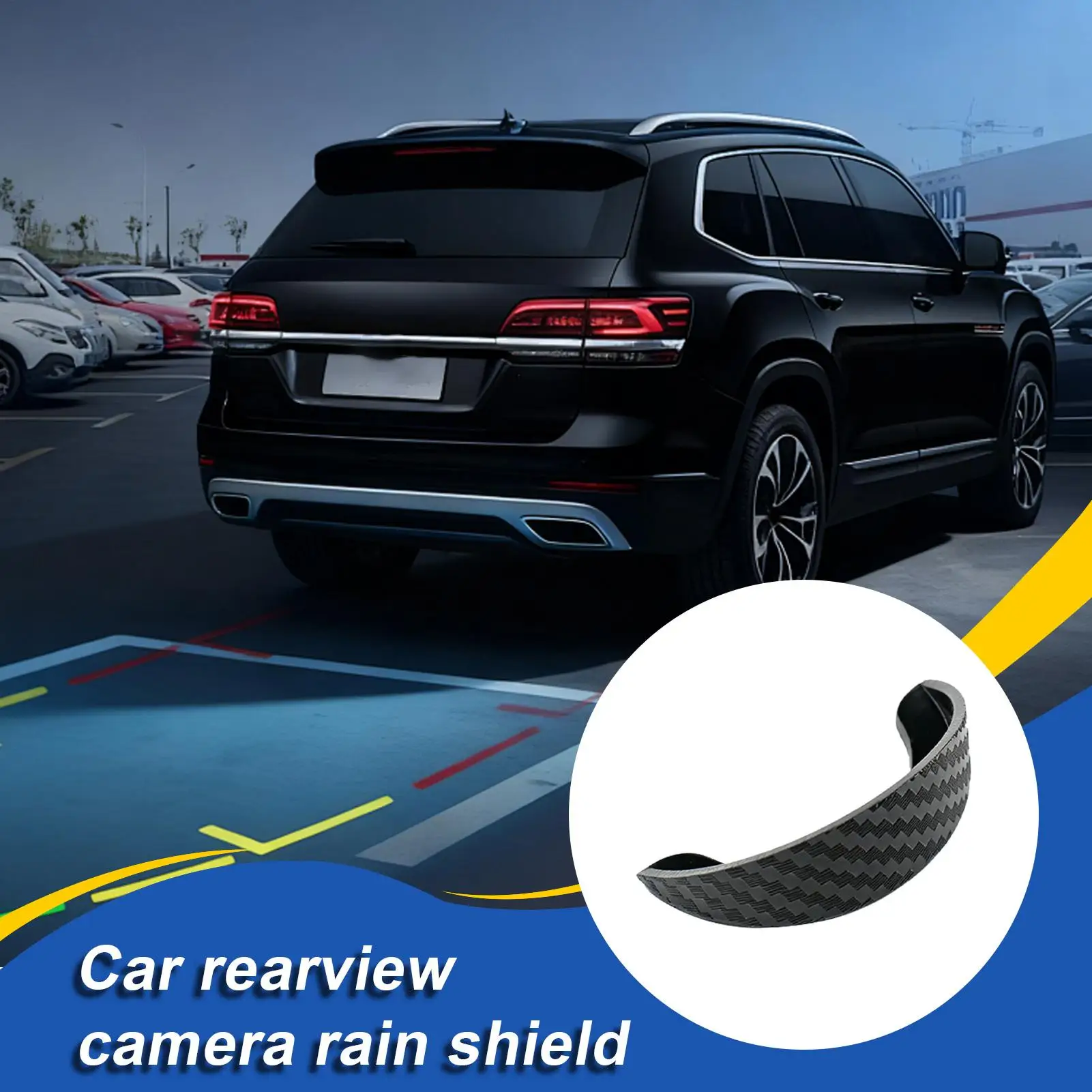 360 Degree Car Rear Camera Cover 1PC Rainproof Dust Shield Protection, Auto Safety Bike Trailers RV Truck Outdoor Supplies