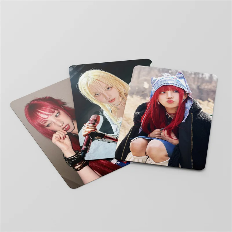 Imagem -05 - Kpop Gidle Yuq1 Solo Álbum Lomo Cartões Meninas eu Queimo Cartão de Foto Minnie Shuhua Yuqi Cartão Postal Fãs Presente g I-dle 55 Pcs por Conjunto