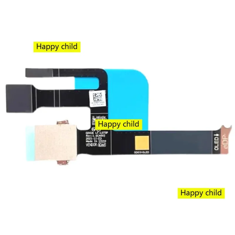 New For Dell XPS13 9320 GDO31 OLED Lcd Cable Cable Lvds Wire 09YX7T LF-L075P