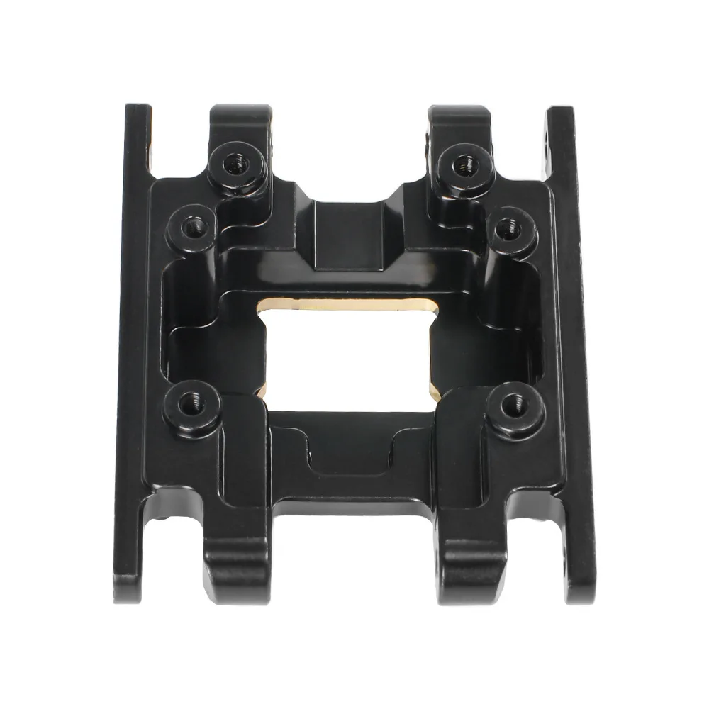 Messing Skidplate Skid Plaat Transmissie Mount 9736 Voor Trx 4M TRX4-M 1/18 Rc Crawler Auto Upgrade Onderdelen Accessoires