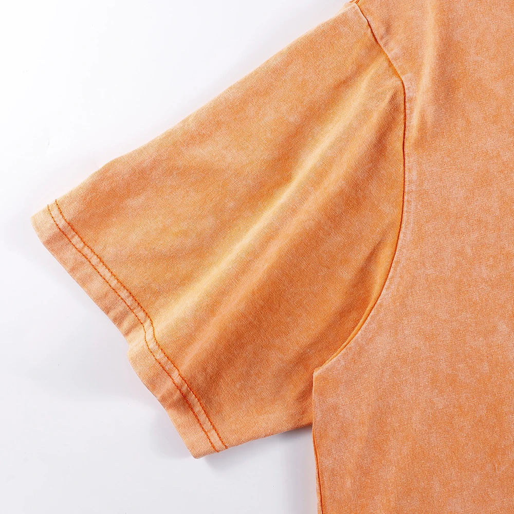 Camisetas lavadas con estampado de plantas Earnivorous, camisetas de manga corta de algodón para mujer, camiseta de gran tamaño con cuello redondo de Hip Hop, ropa suave de verano