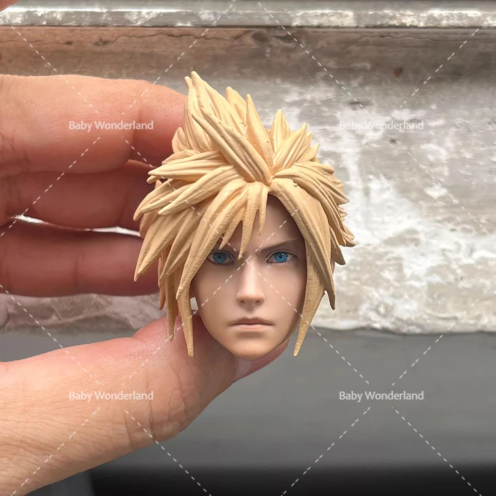 

1/6 Scale Movie Anime Character Blonde Handsome Male Head Sculpture Model Fit 12'' Male Soldier Action Figure Body Dolls Toys