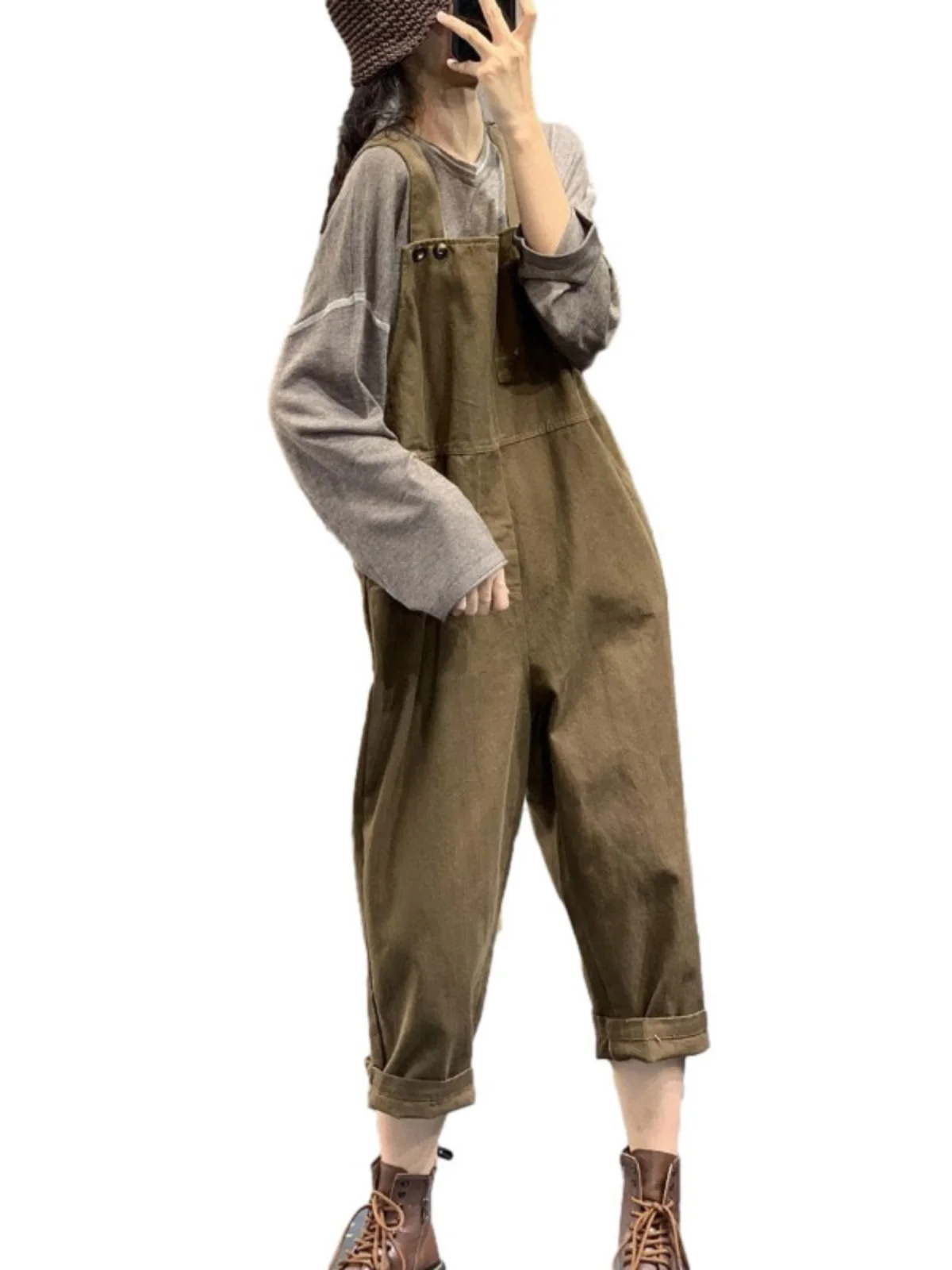 ملابس العمل الرجعية Sle المرأة فضفاضة عادية الحريم حزام السراويل Faionable كل مباراة عالية الخصر السراويل الطويلة تخفيف Sle