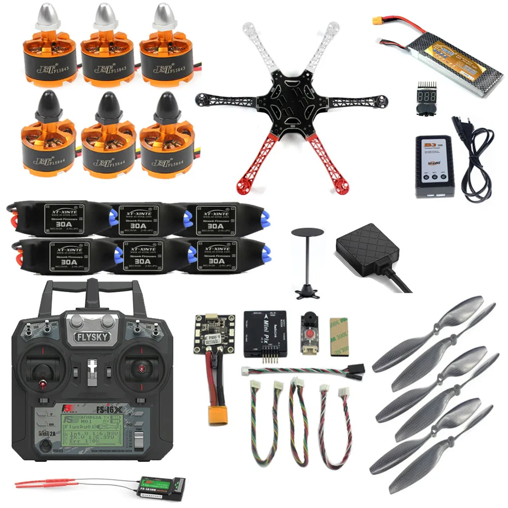 DIY F450 F550 Full Set RC Quadrocopter 4-axi Aircraft Kit F450-V2 Frame GPS APM2.8 Flight Control Camera Gimbal