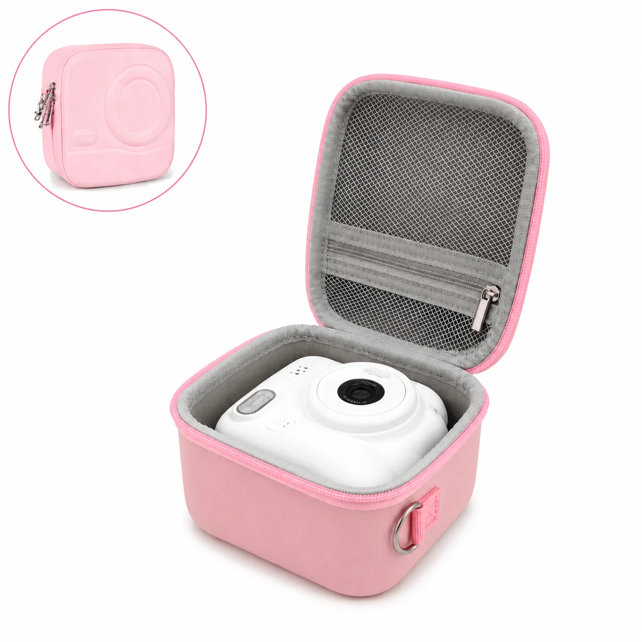 Instax Mini 12 Camera Case for Mini 12 11 9 8 Hard EVA Shockproof Waterproof Protective Storage Carrying Bag with Shoulder Strap