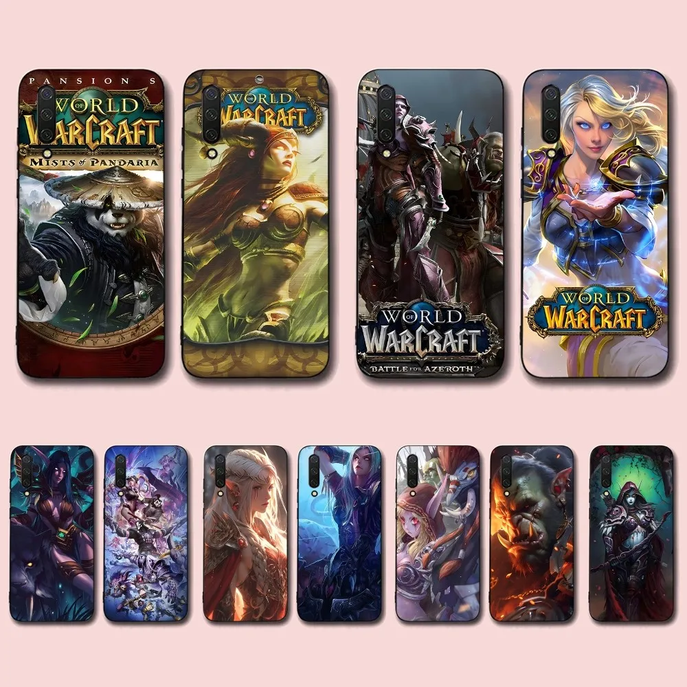 The W-World Of W-Warcraft W-Wow Phone Case For Xiaomi Mi 5X 8 9 10 11 12 lite pro 10T PocoX3pro PocoM3 Note 10 pro lite