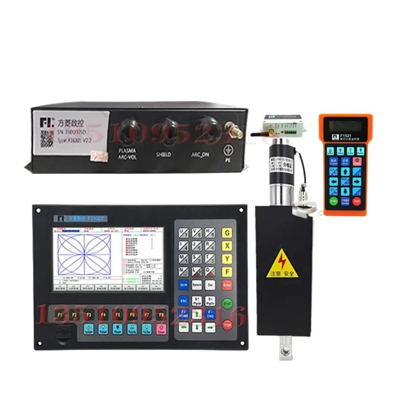 Cnc Plasma Controller F2100t V5.0 2-axis Plasma Flame Cutting Motion Control System thc Lifter Jykb-100-dc24v/T3 f521