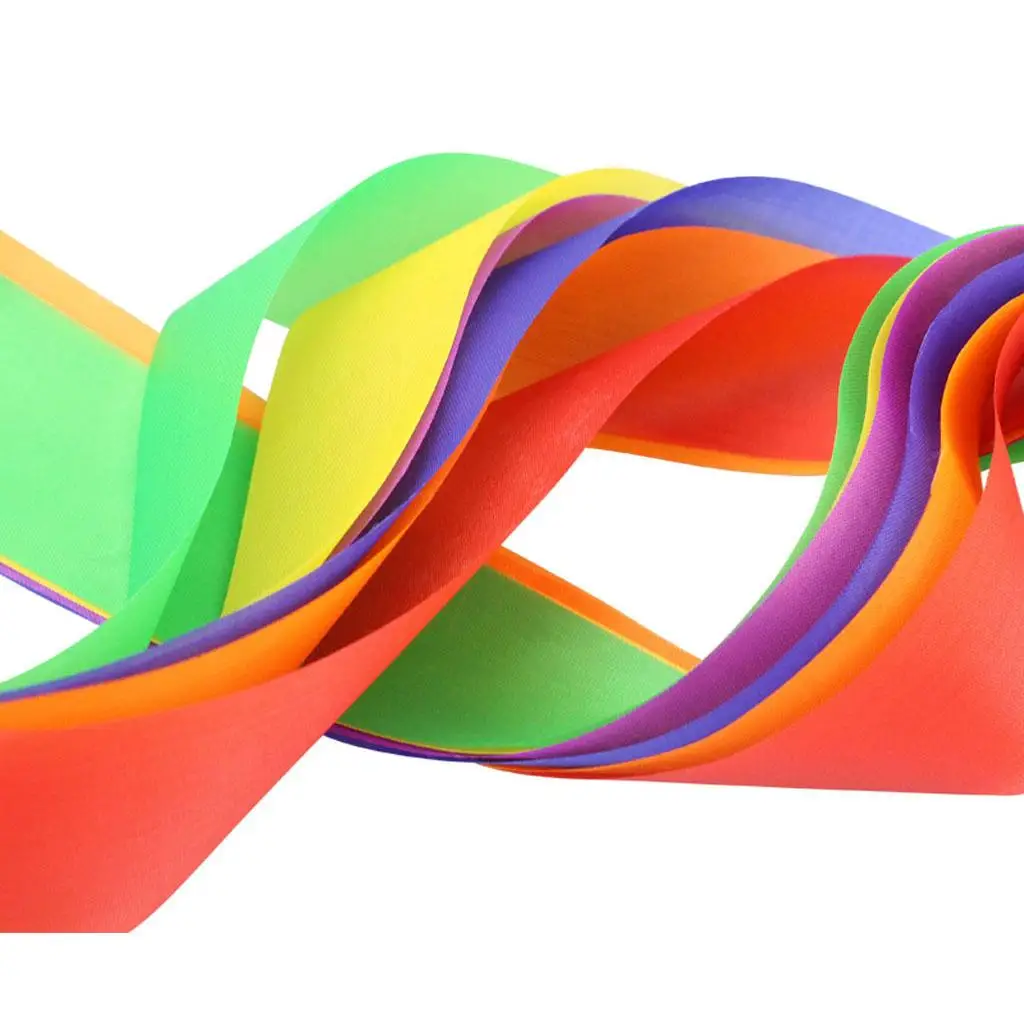 Gym Ballet Streamer Colorful Art Gymnastic Ribbons Soft Polyester Dance Ribbon Toys for Fitness Fun