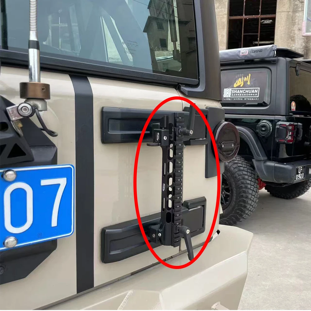 High Quality Black Aluminum Alloy Flag Pole Mount Flagpole Holder for jp for wrangler JK & JL 2007+ F2014
