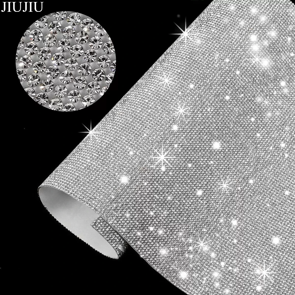 

Self Adhesive Rhinestone Glass Glitter Crystal Diamond Sticker DIY Crafts Glitter Stickers for Home Decoration Bonded Gemstones