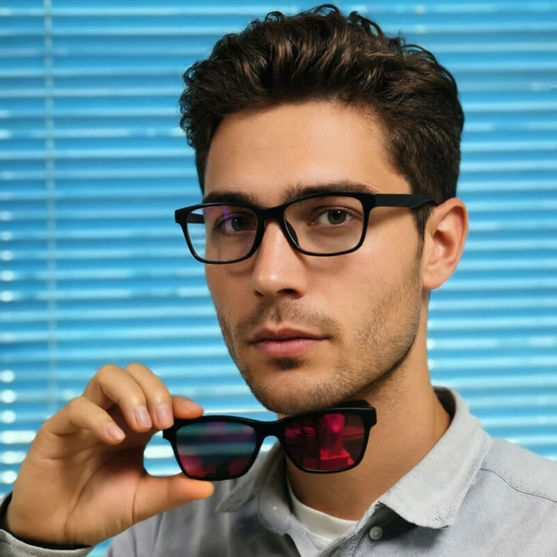 Ultra light weight Optical Frame with Hook and Magnets Clip on TAC Polarized Unique TJ002