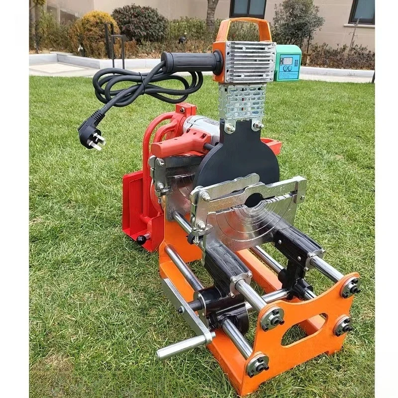 Same layer drainage docking machine, small hot melt butt welding c