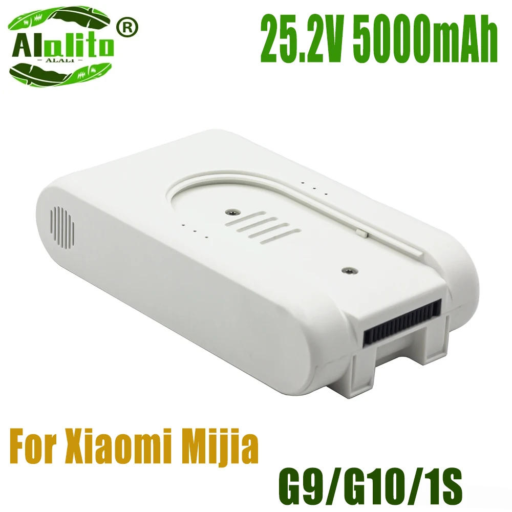 

Original 25.2V 5000mAh Rechargeable Lithium-Ion Battery Pack for Xiaomi Mijia Dreame G9 G10 R10 Wireless Vacuum Cleaner